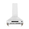 Venezia 30 Inch Wall-Mounted Range Hood in with Touch Controls and Baffle Filters