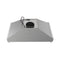 Venezia 36 Inch Wall-Mounted Range Hood with Touch Controls and Baffle Filters