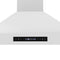Venezia 36 Inch Wall-Mounted Range Hood in with Touch Controls and Baffle Filters