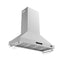Venezia 48 Inch Wall-Mounted Range Hood with Touch Controls and Baffle Filters