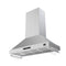 Venezia 48 Inch Wall-Mounted Range Hood with Touch Controls and Baffle Filters