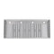 Venezia 48 Inch Wall-Mounted Range Hood with Touch Controls and Baffle Filters