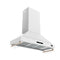 Venezia 48 Inch Wall-Mounted Range Hood in with Antique Brass Accessories, Touch Controls and Baffle Filters