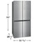 17 Cu. Ft. Counter-Depth 4-Door Refrigerator