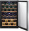 45 Bottle Two-Zone Wine Cooler