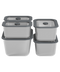 Food Preparation Storage Containers, 5-piece set