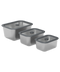 Food Preparation Storage Containers, 5-piece set