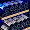 Avellino 24-Inch Dual Zone Wine Cooler, 16 cu.ft, Adjustable Temperature Zones,
