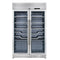 Abruzzo 48-Inch Dual Zone Wine Cellar, 102 Bottles, 24 cu. ft., Clear Acrylic Holders & Stainless Trim Shelves