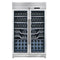 Abruzzo 48-Inch Dual Zone Wine Cellar, 102 Bottles, 24 cu. ft., Clear Acrylic Holders & Stainless Trim Shelves
