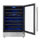 Bacchino 24 Inch Wine Cooler, , with LED Lighting, Triple Glass Door, 51 Bottle Capacity, Built-In or Freestanding