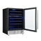 Bacchino 24 Inch Wine Cooler, , with LED Lighting, Triple Glass Door, 51 Bottle Capacity, Built-In or Freestanding