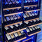 Vernazza 40-Inch Side-by-Side Dual Zone Wine Cellar, 25.07 cu.ft Capacity, , Temperature Control, UV-Protected Glass Door, Wooden Shelves