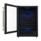 Frescolino 24 Inch Beverage Cooler, with Antique Brass Handles, with LED Lighting, Triple Glass Door, 188 Can Capacity, Built-In or Freestanding