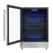 Frescolino 24 Inch Beverage Cooler, , with LED Lighting, Triple Glass Door, 188 Can Capacity, Built-In or Freestanding