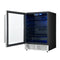 Frescolino 24 Inch Beverage Cooler, , with LED Lighting, Triple Glass Door, 188 Can Capacity, Built-In or Freestanding