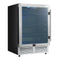 Frescolino 24 Inch Beverage Cooler, , with LED Lighting, Triple Glass Door, 188 Can Capacity, Built-In or Freestanding