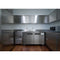 48 in. Stainless Steel Two-Door Worktop Commercial Freezer with 3.5 in. Backsplash, 12 cu. ft