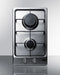 12" Wide 2-Burner Gas Cooktop