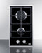 12" Wide 2-Burner Gas Cooktop