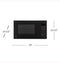Ge® 0.9 Cu. Ft. Capacity Built-in Microwave Oven