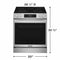 30" Front Control Electric Range with Stone-Baked Pizza