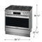36" Gas Range with Air Fry