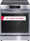 30" Front Control Induction Range with Total Convection