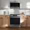 30" Front Control Induction Range with Stone-Baked Pizza