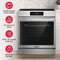 30" Front Control Induction Range with Stone-Baked Pizza