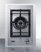 15" Wide 1-Burner Gas Cooktop In Stainless Steel