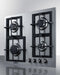 24" Wide 4-Burner Gas Cooktop In Stainless Steel