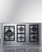 34" Wide 5-Burner Gas Cooktop In Stainless Steel