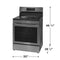 30" Electric Range with No Preheat + Air Fry