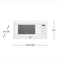 Ge® 1.1 Cu. Ft. Capacity Countertop Microwave Oven