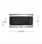 Ge® 1.1 Cu. Ft. Capacity Countertop Microwave Oven