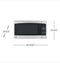 2.0 Cu. Ft. Capacity Countertop Microwave Oven