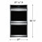 27" Double Electric Wall Oven with Total Convection