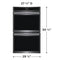 30" Double Electric Wall Oven with 15+ Ways To Cook