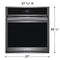 27" Single Electric Wall Oven with 15+ Ways to Cook