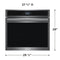 30" Single Electric Wall Oven with 15+ Ways To Cook