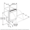 ADA Compliant Stainless Steel Interior Dishwasher with Sanitize Cycle