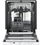 Ge® Energy Star® Ada Compliant Stainless Steel Interior Dishwasher With Sanitize Cycle