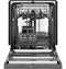 ADA Compliant Stainless Steel Interior Dishwasher with Sanitize Cycle