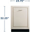 Ge® Energy Star® Ada Compliant Stainless Steel Interior Panel-ready Dishwasher With Sanitize Cycle
