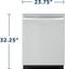 ADA Compliant Stainless Steel Interior Dishwasher with Sanitize Cycle