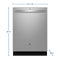 Ge® Energy Star® Fingerprint Resistant Top Control With Stainless Steel Interior Dishwasher With Sanitize Cycle