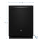 Ge® Energy Star® Top Control With Stainless Steel Interior Dishwasher With Sanitize Cycle