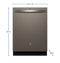 Ge® Energy Star® Top Control With Stainless Steel Interior Dishwasher With Sanitize Cycle