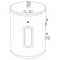 Ge® 18 Gallon Electric Point Of Use Water Heater